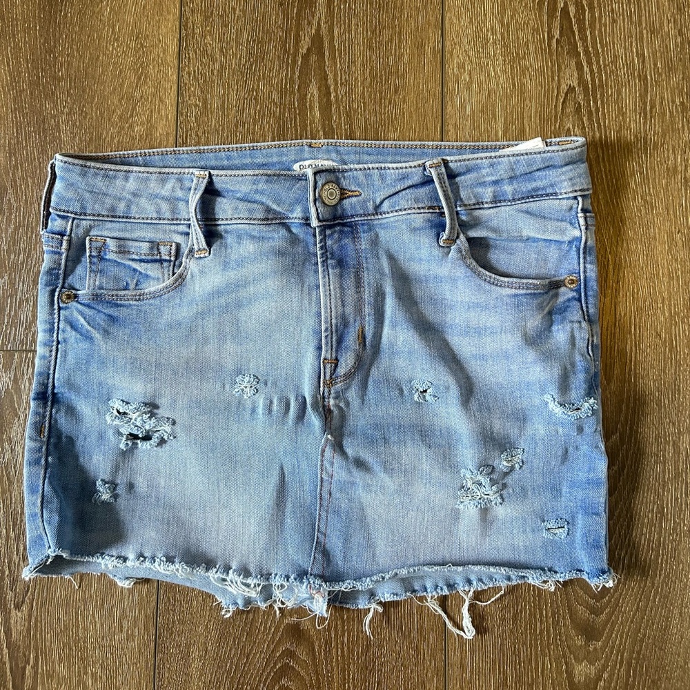 Old Navy Blue Casual Mini Skirt
